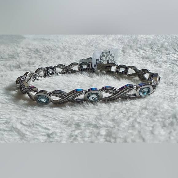 Macys Silver Core Programs Bracelet - Picture 1 of 7